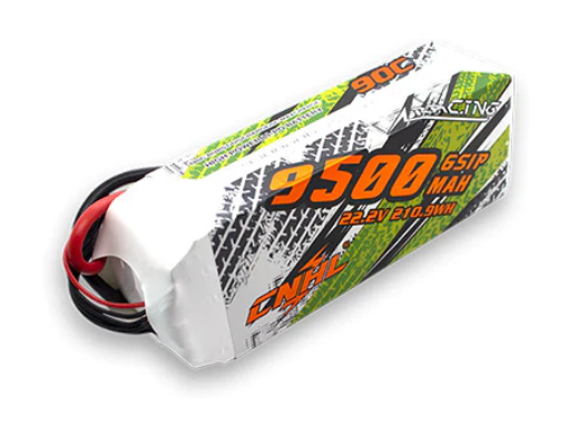 CNHL Racing Series 9500mAh 22,2V 6S 90C Lipo Akku mit 8,0mm Rundstecker - LiPo24.de