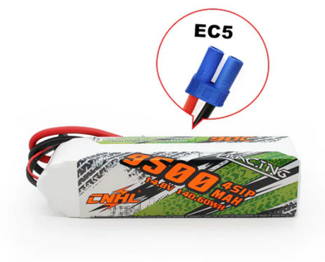 CNHL Racing Series 9500mAh 14,8V 4S 90C Lipo-Akku mit EC5-Stecker - LiPo24.de