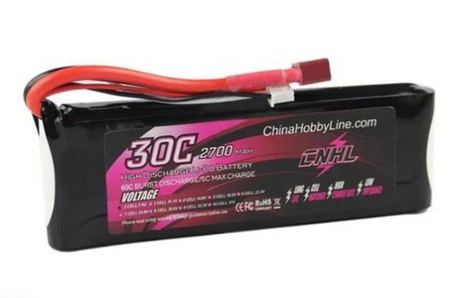 CNHL 2700mAh 7,4V 2S 30C Lipo Akku mit T/Dean Stecker - LiPo24.de