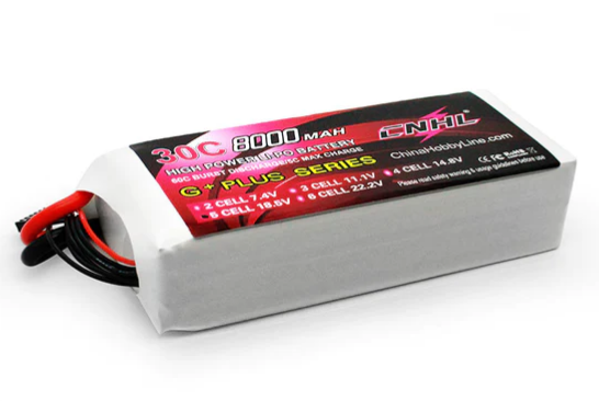 CNHL 8000mAh 18,5V 5S 30C Lipo Akku mit XT90 Stecker - LiPo24.de