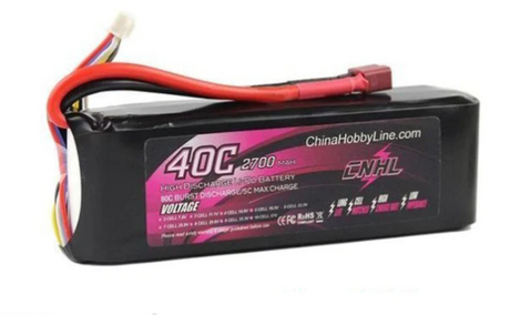 CNHL 2700mAh 22,2V 6S 40C Lipo Akku mit T/Dean Stecker - LiPo24.de