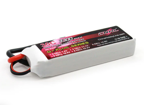 CNHL 3300mAh 14,8V 4S 30C Lipo Akku mit XT60 Stecker - LiPo24.de