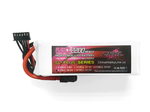 CNHL 2200mAh 18,5V 5S 55C Lipo Akku mit XT60 Stecker - LiPo24.de