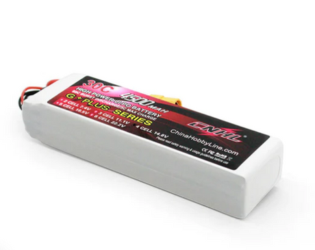 CNHL 4500mAh 14,8V 4S 30C Lipo Akku mit XT90 Stecker - LiPo24.de