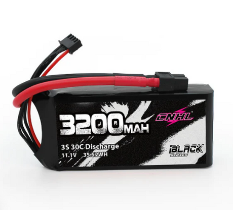 CNHL Black Series 3200mAh 11,1V 30C 3S Shorty Lipo Akku mit XT60 Stecker - LiPo24.de