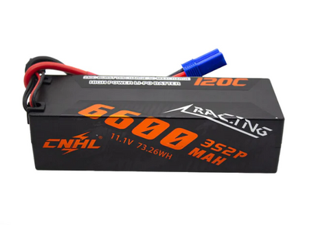 CNHL Racing Series 6600mAh 11,1V 3S 120C Hartschalen-Lipo-Akku mit EC5-Stecker - LiPo24.de