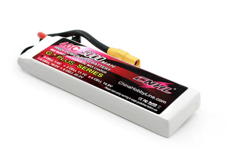 CNHL 5000mAh 7,4V 2S 40C Lipo Akku mit XT90 Stecker - LiPo24.de