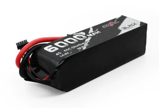 CNHL Black Series 6000mAh 14,8V 4S 65C Lipo Akku mit EC5 Stecker - LiPo24.de