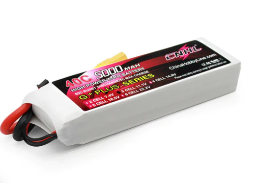 CNHL 5000mAh 11,1V 3S 40C Lipo Akku mit XT90 Stecker - LiPo24.de