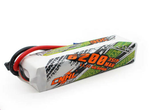 CNHL Racing Series 6200 mAh 11,1 V 3S 90C Lipo-Akku mit EC5-Stecker - LiPo24.de