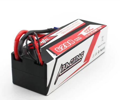 CNHL Racing Series 6200mAh 11,1V 3S 100C Hartschalen-Lipo-Akku mit EC5-Stecker - LiPo24.de
