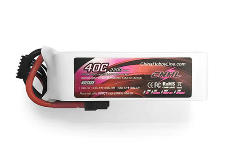 CNHL 2200mAh 18,5V 5S 40C Lipo Akku mit XT60 Stecker - LiPo24.de