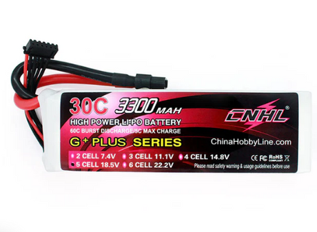 CNHL 3300mAh 18,5V 5S 30C Lipo Akku mit XT60 Stecker - LiPo24.de
