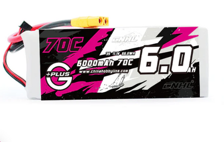 CNHL G+Plus 6000mAh 11,1V 3S 70C Lipo Akku mit XT90 Stecker - LiPo24.de