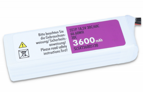 SLS XTRON 3600MAH 5S1P 18,5V 30C/60C - LiPo24.de