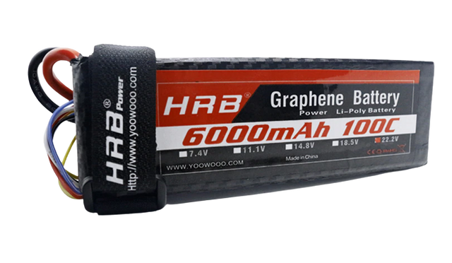 HRB 6S 6000mAh 22,2 V 100C XT90 Graphene - LiPo24.de