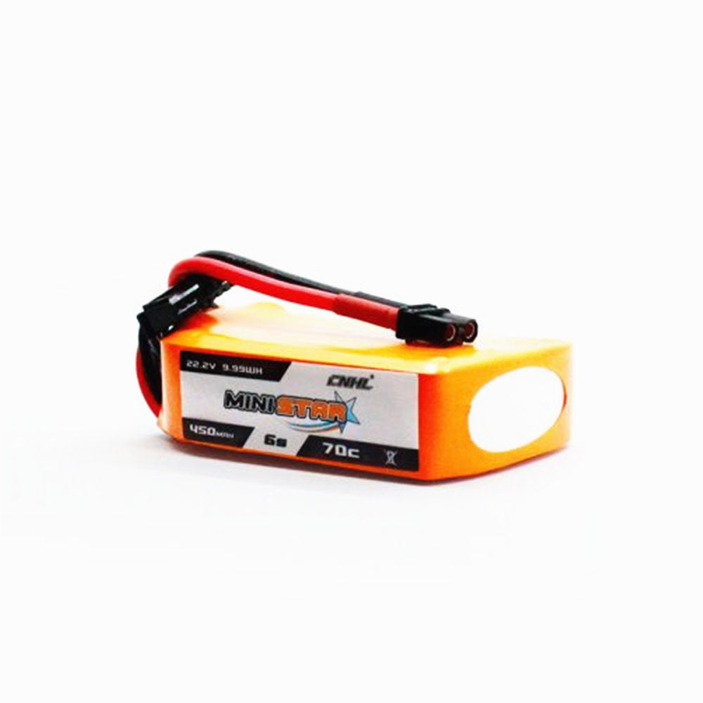 CNHL MiniStar 450mAh 22,2V 6S 70C Lipo Akku mit XT30U - LiPo24.de
