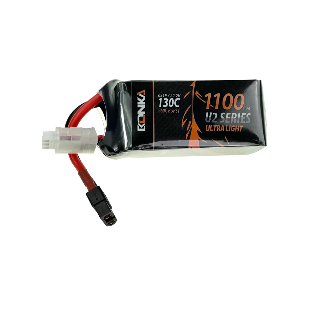 Bonka Lipo Akku1100mAh 22,2V 130C/260C FPV XT60 #1 - LiPo24.de