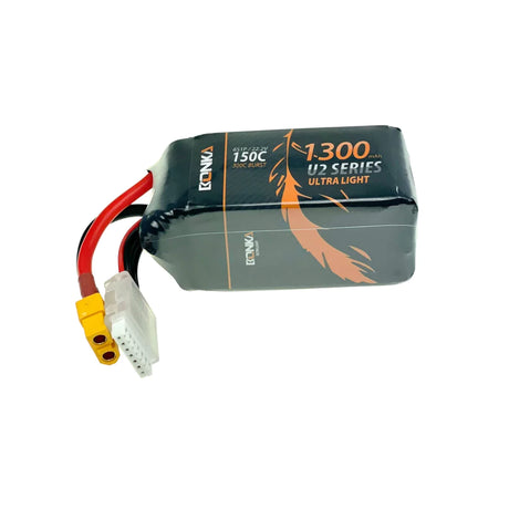 Bonka LiPo 1300mAh 22,2V 150C/300C FPV XT60 - LiPo24.de