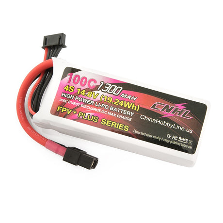 CNHL G+Plus 1300mAh 4S 14,8V 100C Lipo Akku mit XT60 Stecker - LiPo24.de