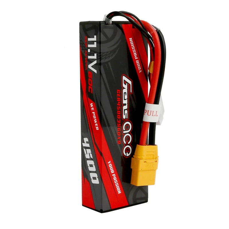 Gens Ace 4500mAh 3S1P 11.1V 60C HardCase RC Auto Lipo Batterie #24 - LiPo24.de