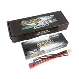 Gens Ace 5500mAh 2S 7.4V 60C HardCase RC 10# Auto Lipo Akkupack mit T-Stecker - LiPo24.de