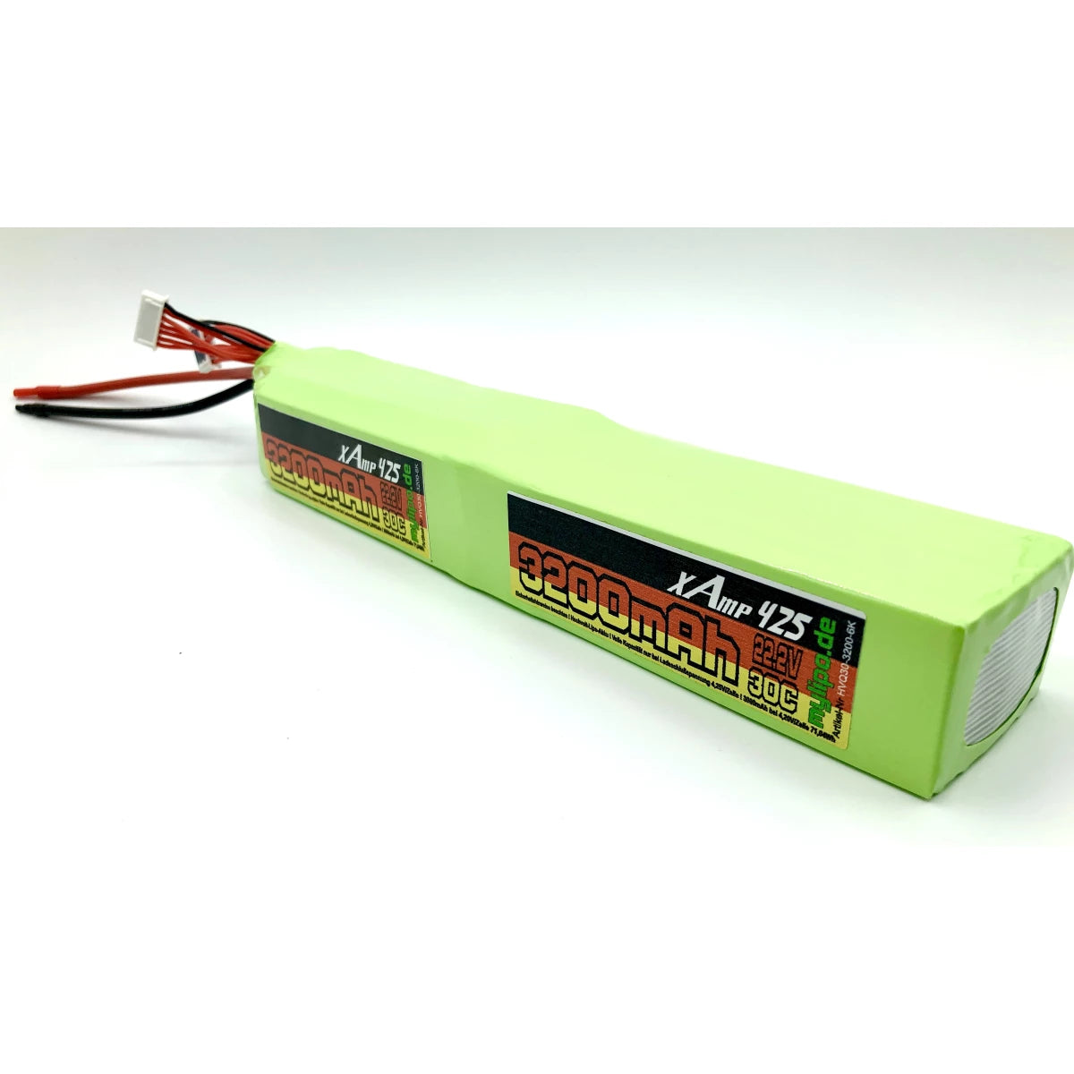 MyLipo HV - Lipo Akku 3200mAh 44,4V 12S 30C/60C lang, geteilt - LiPo24.de