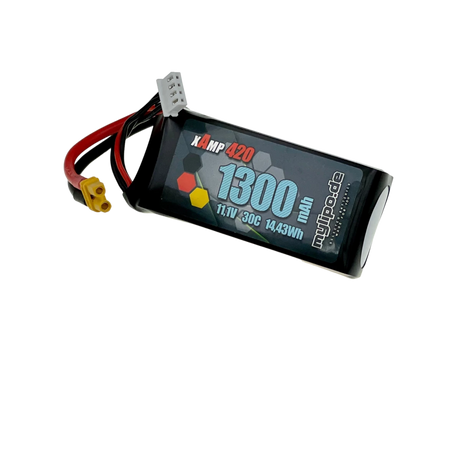 MyLipo Lipo Akku 1300mAh 3S 11,1V 30C XT30 (T-Rex 300X) - LiPo24.de