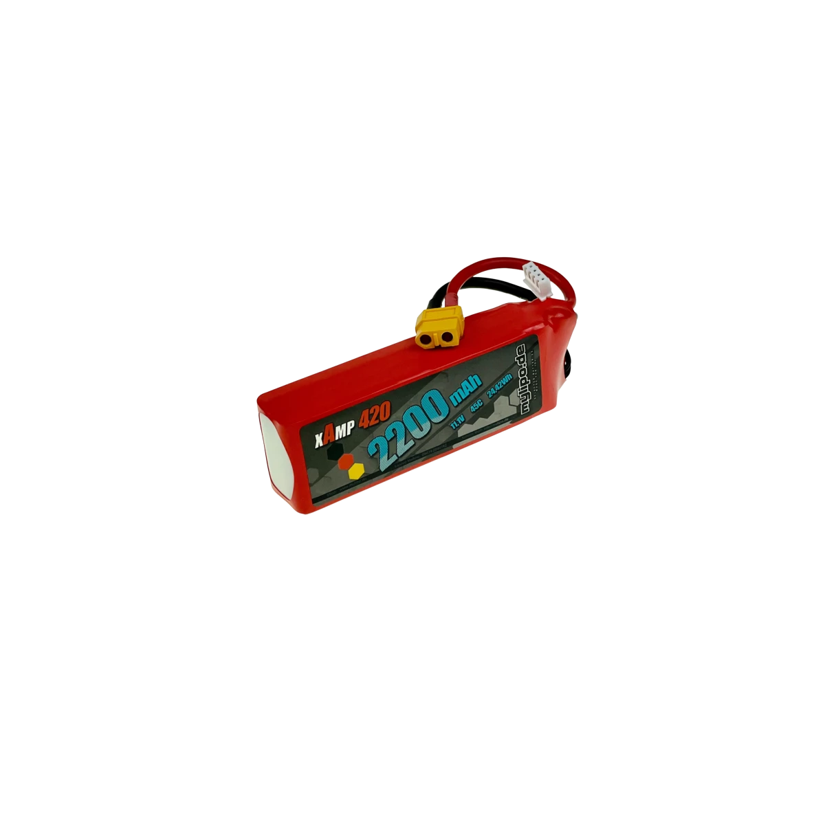 Mylipo Lipo Akku 2200mAh 11,1V 45C/90C XT60 Anschluß DJI Phantom - LiPo24.de
