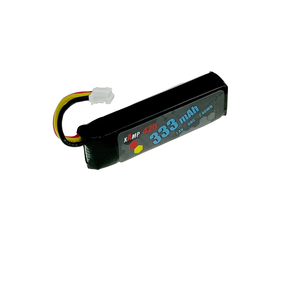 Mylipo Lipo Akku 333mAh 7,4V 2S 60C/120C UMX Serie + mCP X BL - LiPo24.de