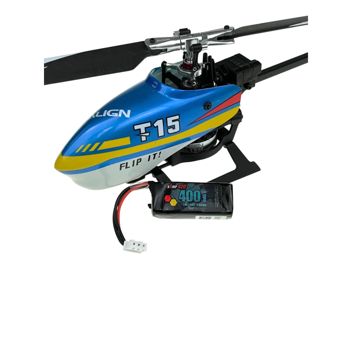 Mylipo Lipo Akku 400mAh 7,4V 2S 50C für Align T-Rex T15 - LiPo24.de