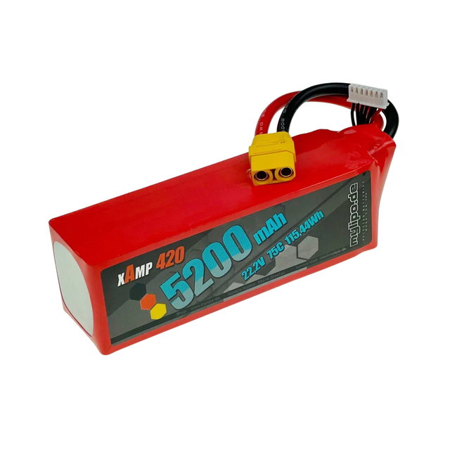 Mylipo Lipo Akku 5200mAh 22,2V 6S 75C XT90 - LiPo24.de