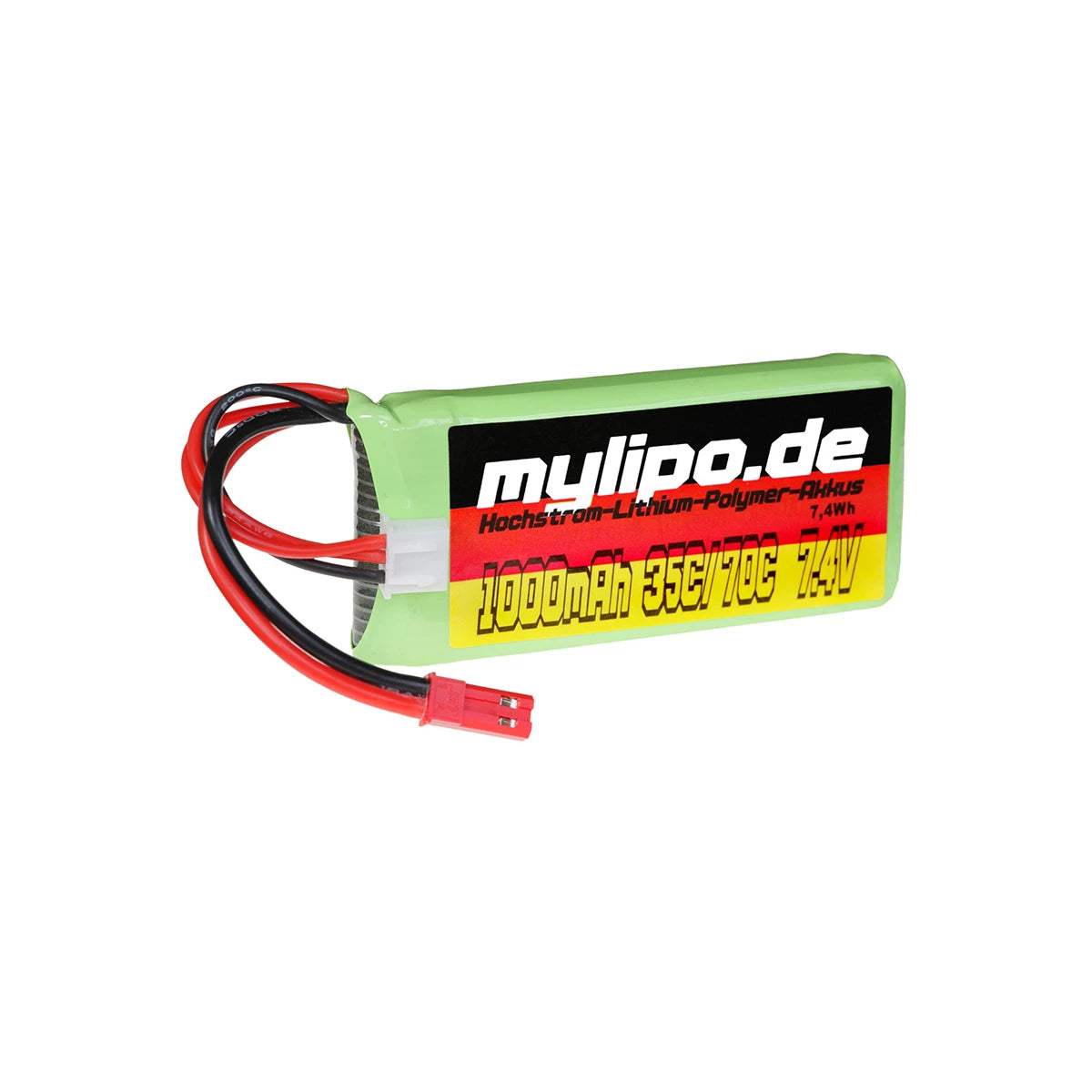 Mylipo Lipo Akku1000mAh 2S 7,4V 35C/70C - LiPo24.de