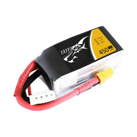 Tattu 450mAh 3S1P 11.1V 75C Lipo Akku mit XT30 - LiPo24.de