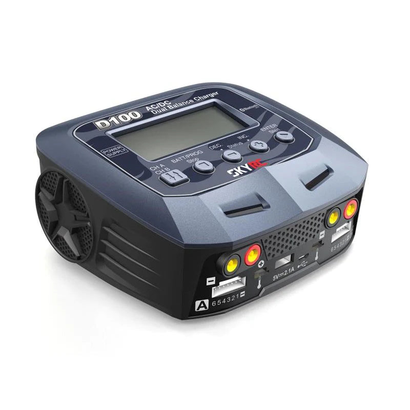 SkyRC D100 V2 AC/DC Ladegerät LiPo 1-6s 10A 100W - LiPo24.de