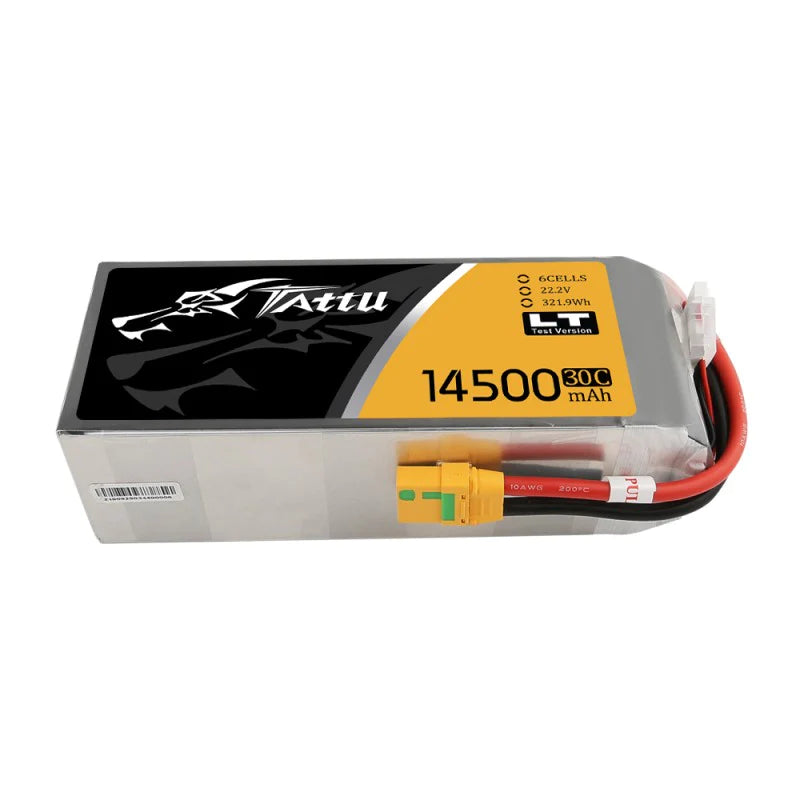 Tattu Low-Temperature Version 14500mAh 22.2V 30C 6S1P UAV Lipo Battery Pack mit XT90 Anti-Funken-Stecker - LiPo24.de